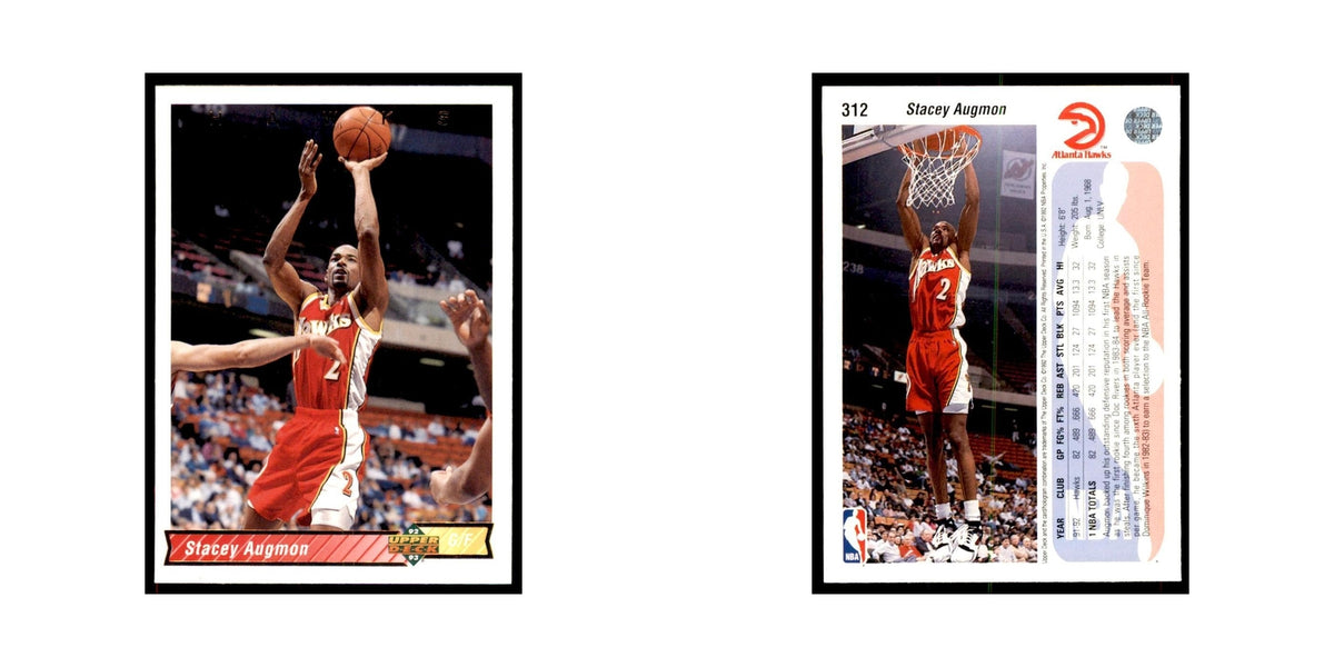 1992 Upper Deck Stacey Augmon Basketball Cards #312