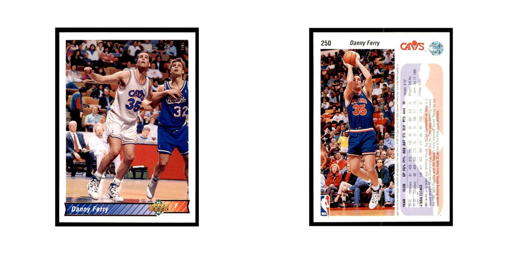 1992 Upper Deck Danny Ferry Basketball Cards #250