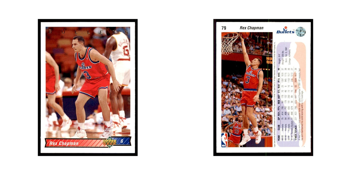 1992 Upper Deck Rex Chapman Basketball Cards #79