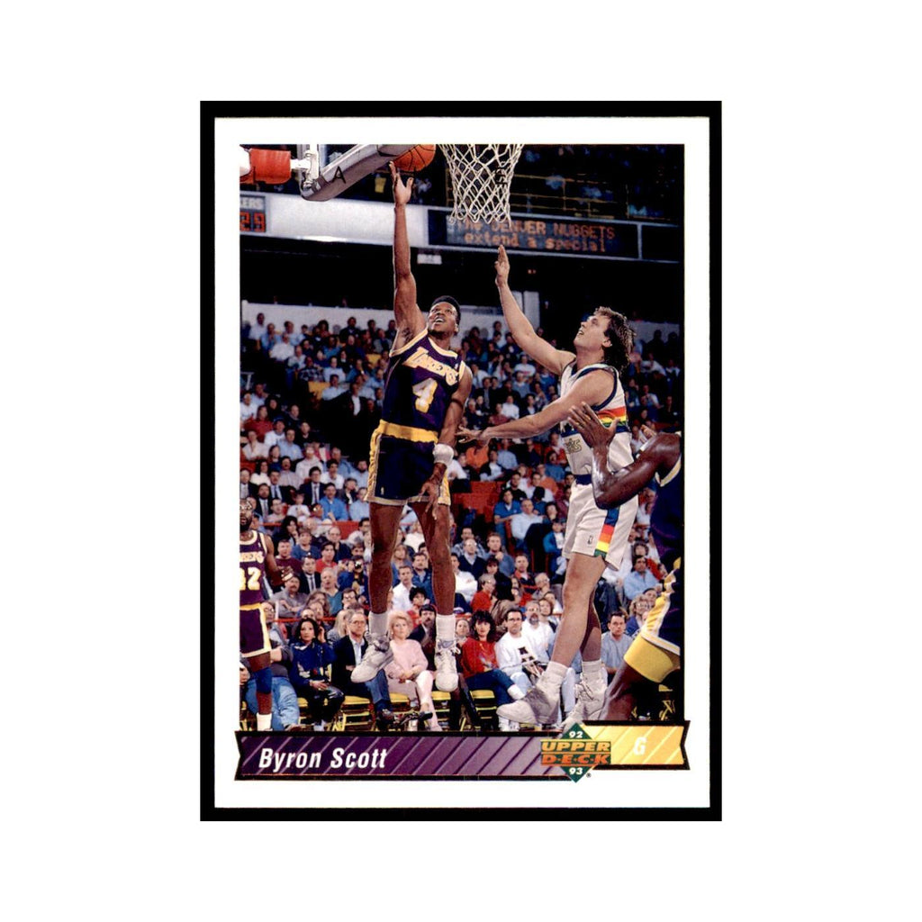 1992 Upper Deck Byron Scott Basketball Cards #197
