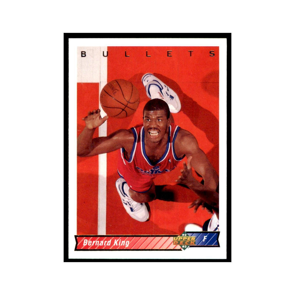 1992 Upper Deck Bernard King Basketball Cards #286