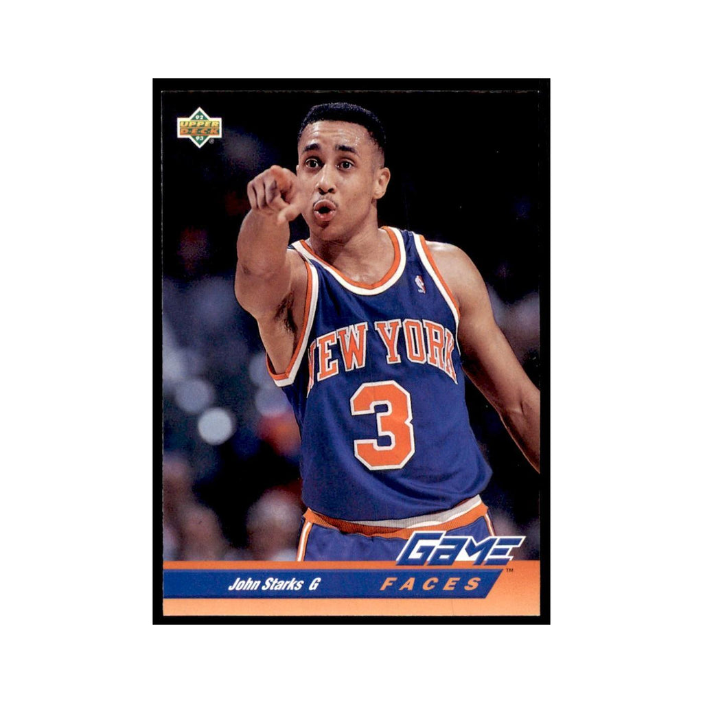 1992 Upper Deck John Starks Basketball Cards #492