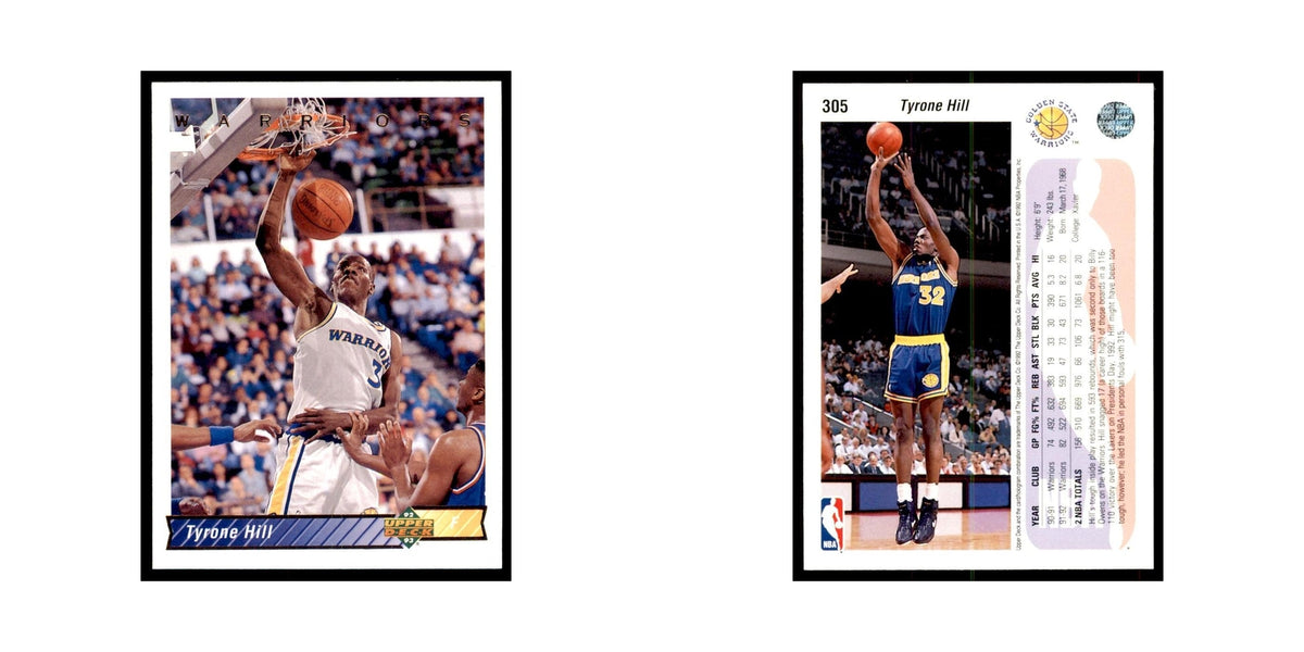 1992 Upper Deck Tyrone Hill Basketball Cards #305