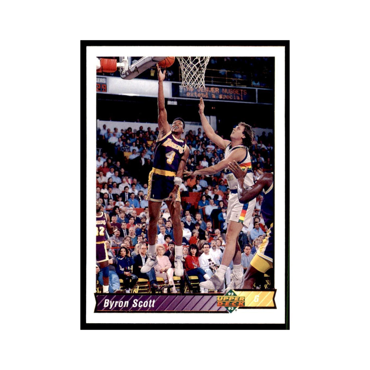 1992 Upper Deck Byron Scott Basketball Cards #197