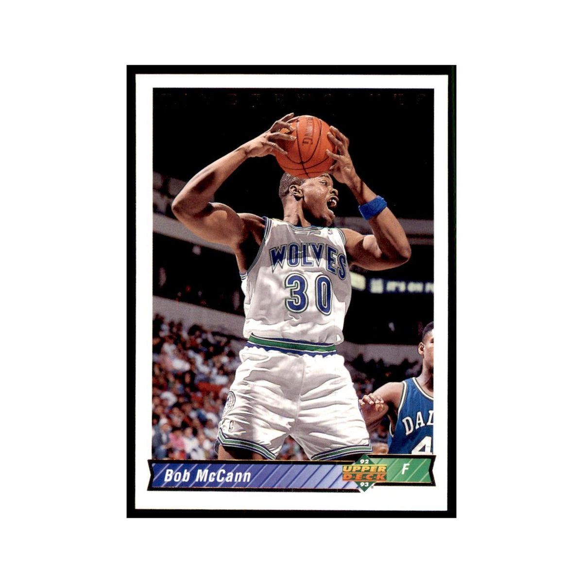 1992 Upper Deck Bob McCann Basketball Cards #382