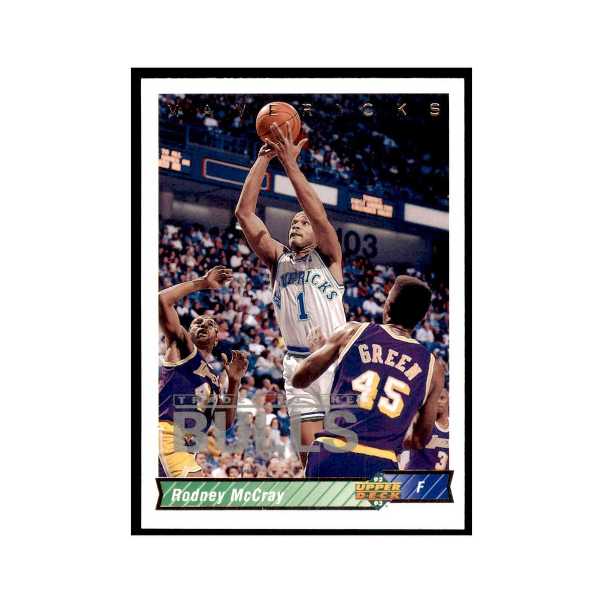1992 Upper Deck Rodney McCray Basketball Cards #279