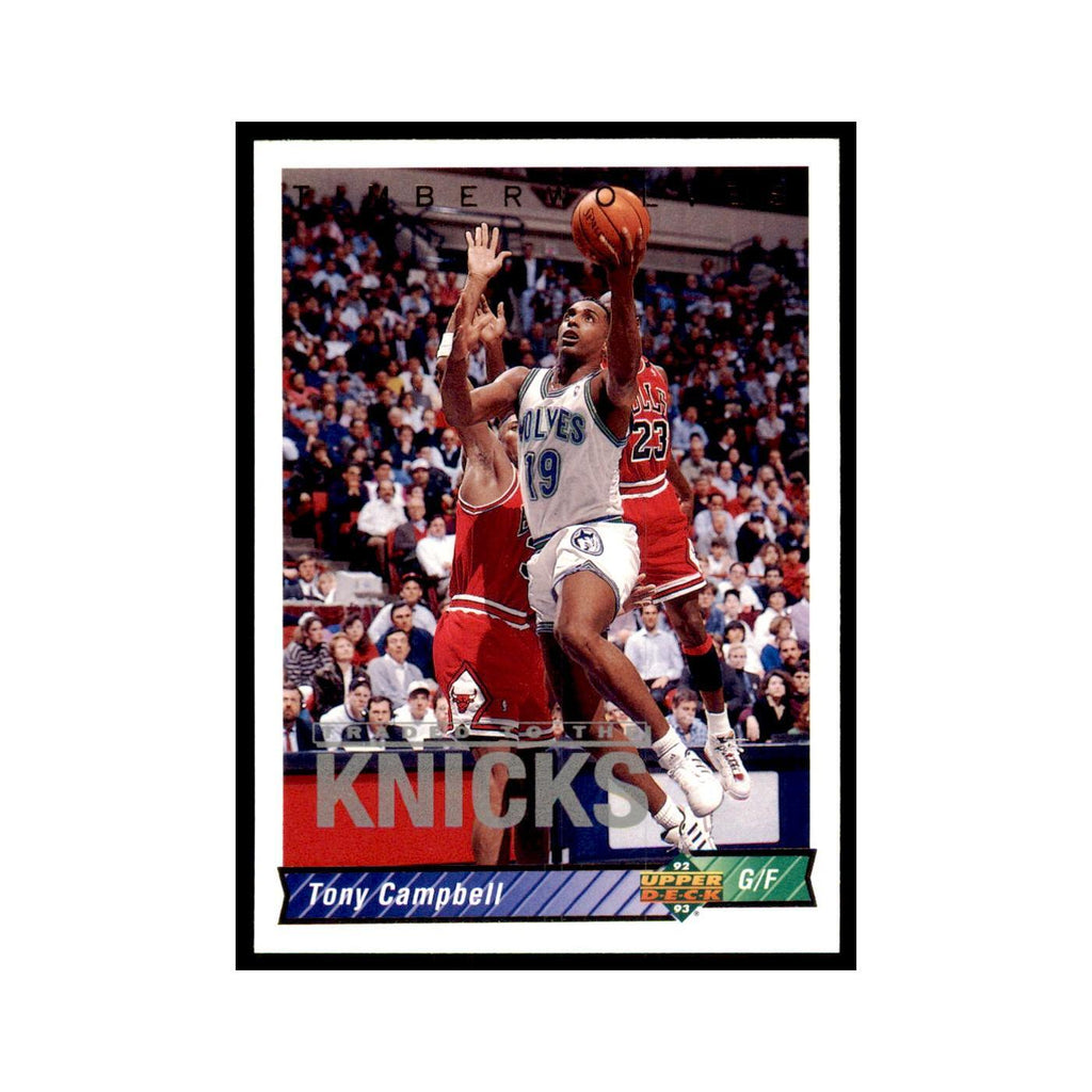 1992 Upper Deck Tony Campbell Basketball Cards #182
