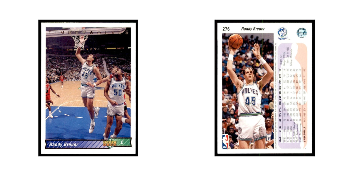 1992 Upper Deck Randy Breuer Basketball Cards #276