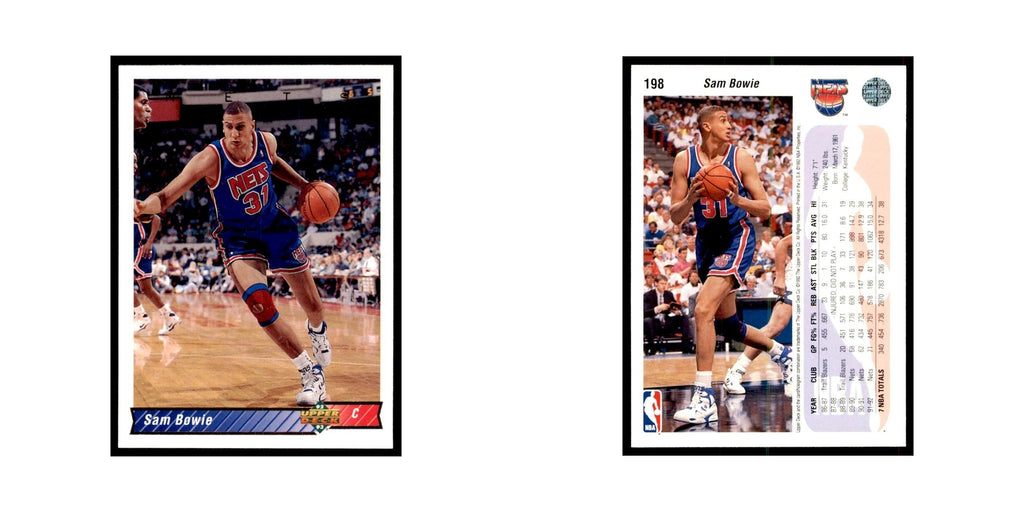 1992 Upper Deck Sam Bowie Basketball Cards #198