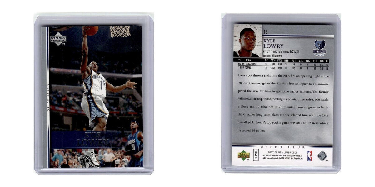 2007 Upper Deck Kyle Lowry Grizzlies #15