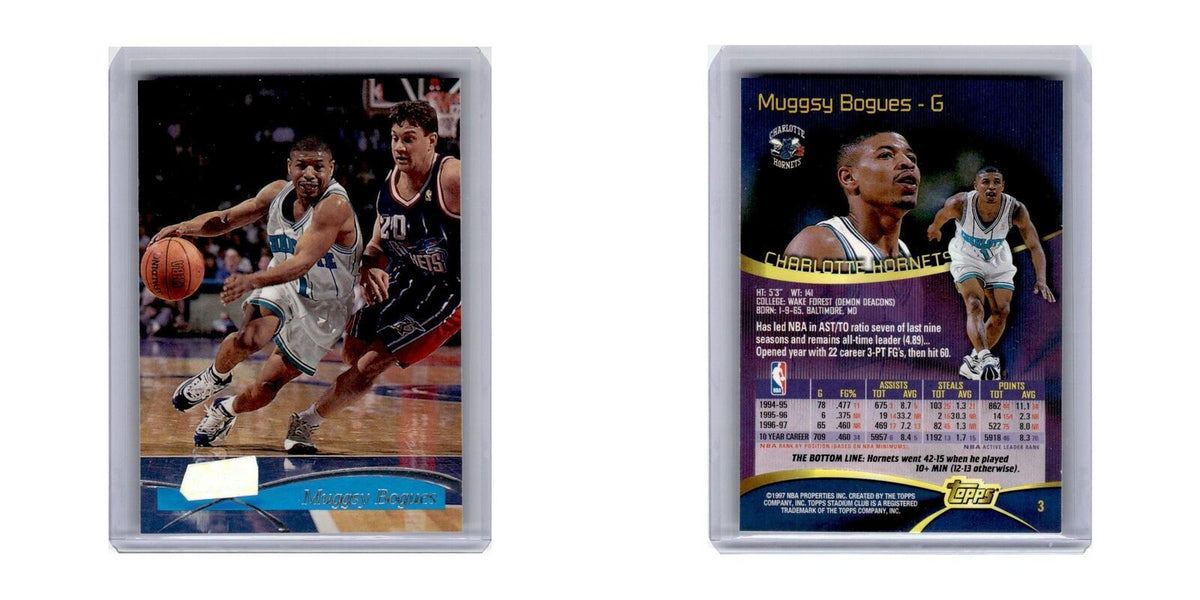 1997 Stadium Club Muggsy Bogues Hornets #3