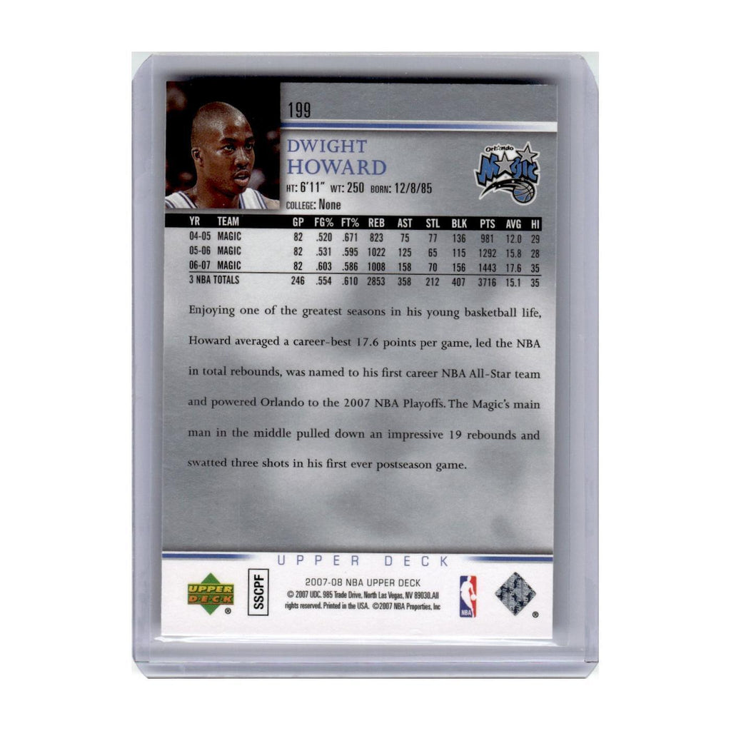 2007 Upper Deck Dwight Howard Magic #199