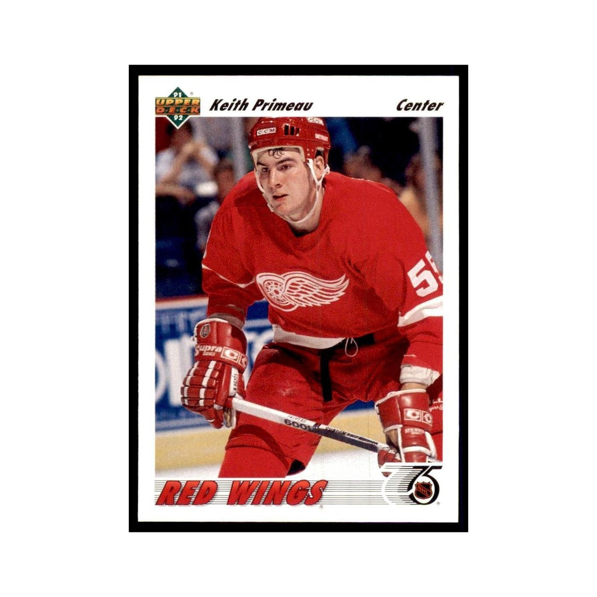 1991 Upper Deck Keith Primeau Hockey Cards #258