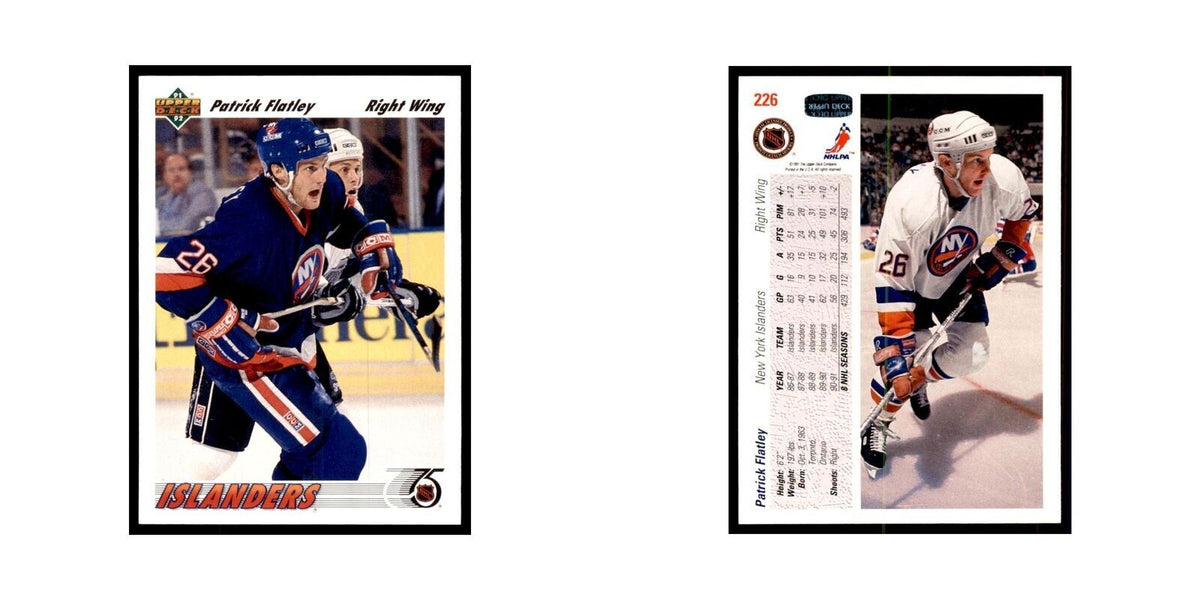 1991 Upper Deck Patrick Flatley #226