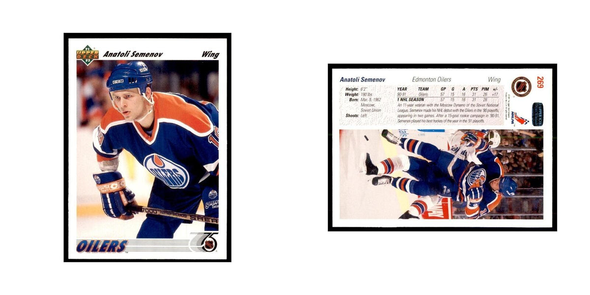 1991 Upper Deck Anatoli Semenov Hockey Cards #269