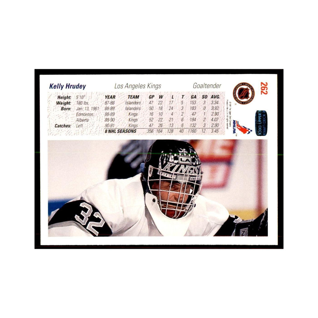 1991 Upper Deck Kelly Hrudey Hockey Cards #262