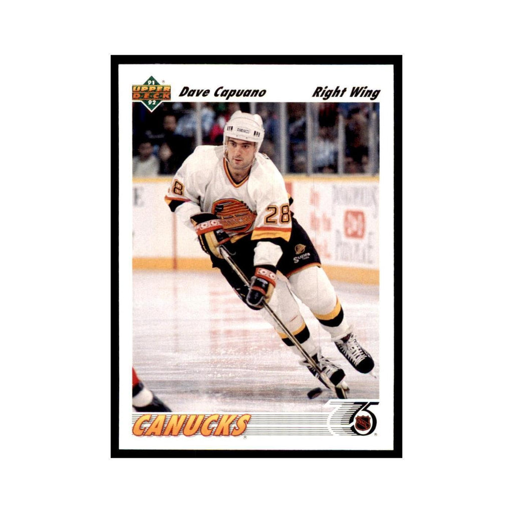 1991 Upper Deck Dave Capuano Hockey Cards #202
