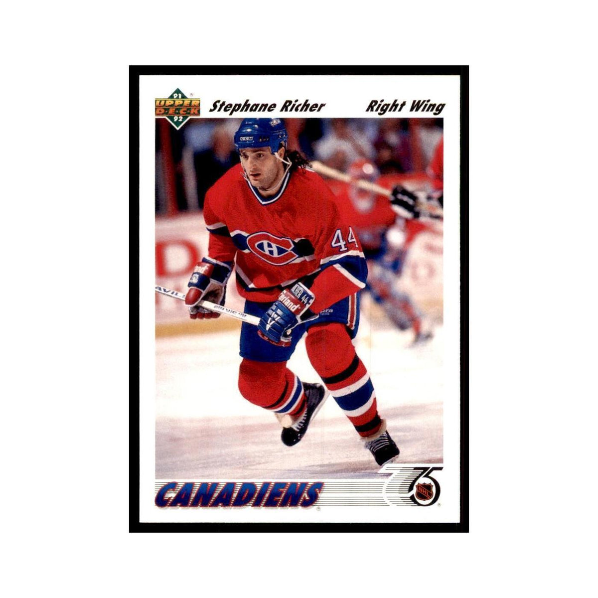 1991 Upper Deck Stephane Richer Hockey Cards #244