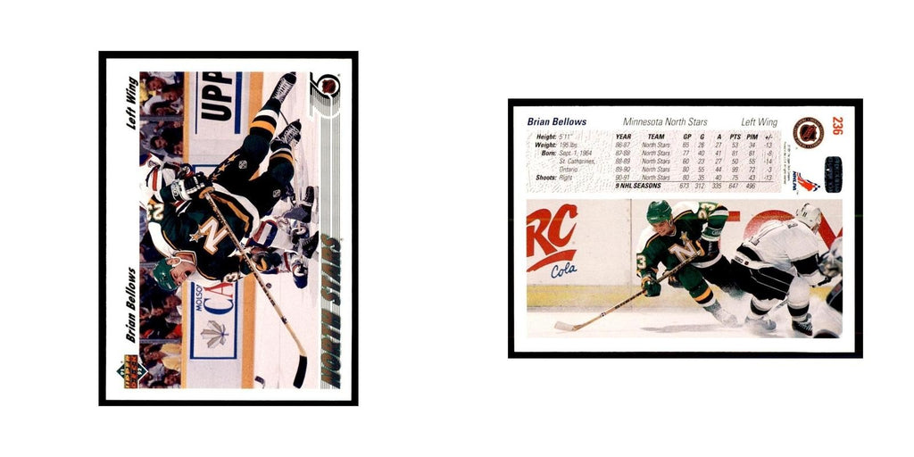 1991 Upper Deck Brian Bellows Hockey Cards #236