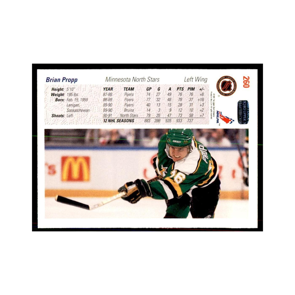 1991 Upper Deck Brian Propp  #260