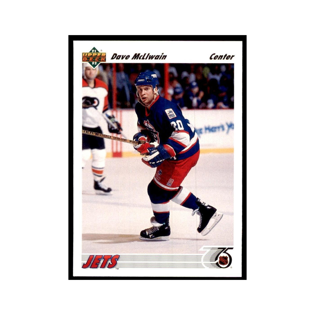 1991 Upper Deck Dave McLlwain Hockey Cards #222