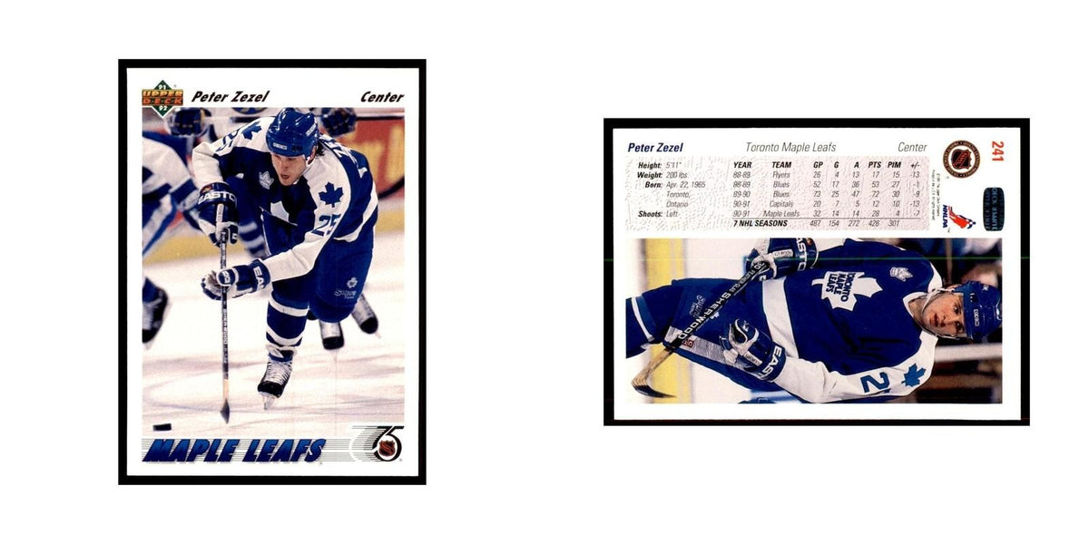 1991 Upper Deck Peter Zezel Hockey Cards #241