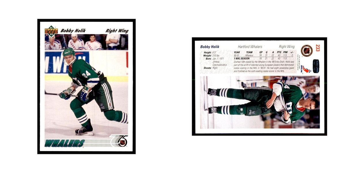 1991 Upper Deck Bobby Holik Hockey Cards #233