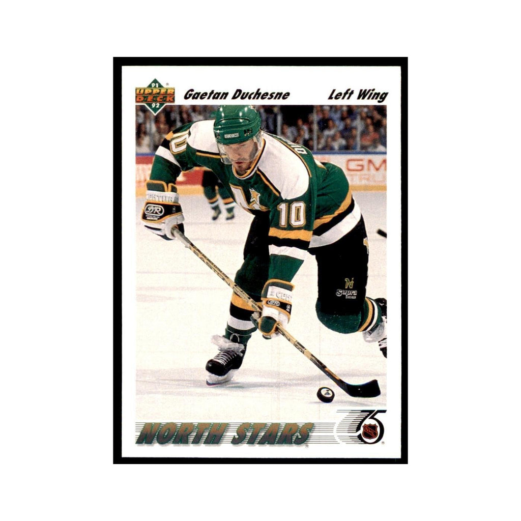 1991 Upper Deck Gaetan Duchesne Hockey Cards #207