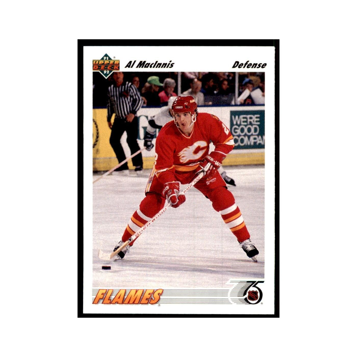 1991 Upper Deck Al MacInnis Hockey Cards #243