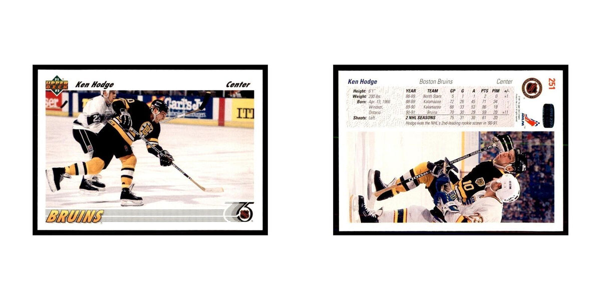 1991 Upper Deck Ken Hodge Hockey Cards #251
