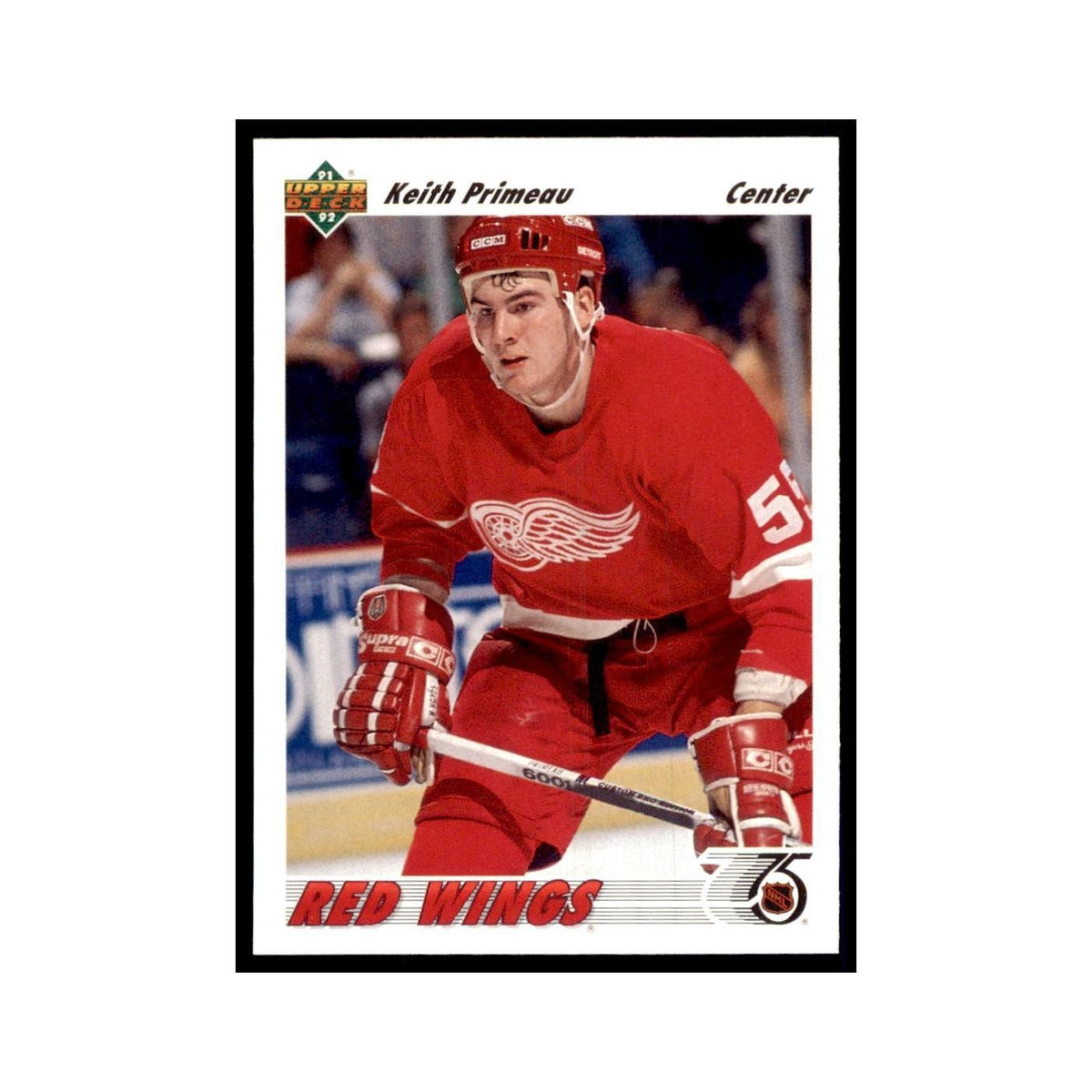 1991 Upper Deck Keith Primeau Hockey Cards #258