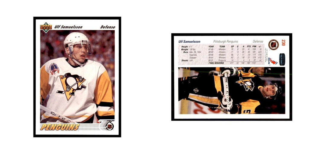1991 Upper Deck Ulf Samuelsson Hockey Cards #230