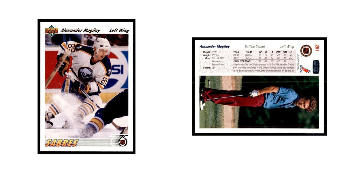 1991 Upper Deck Alexander Mogilny Hockey Cards #267