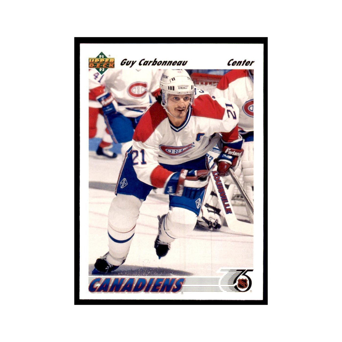 1991 Upper Deck Guy Carbonneau Hockey Cards #265