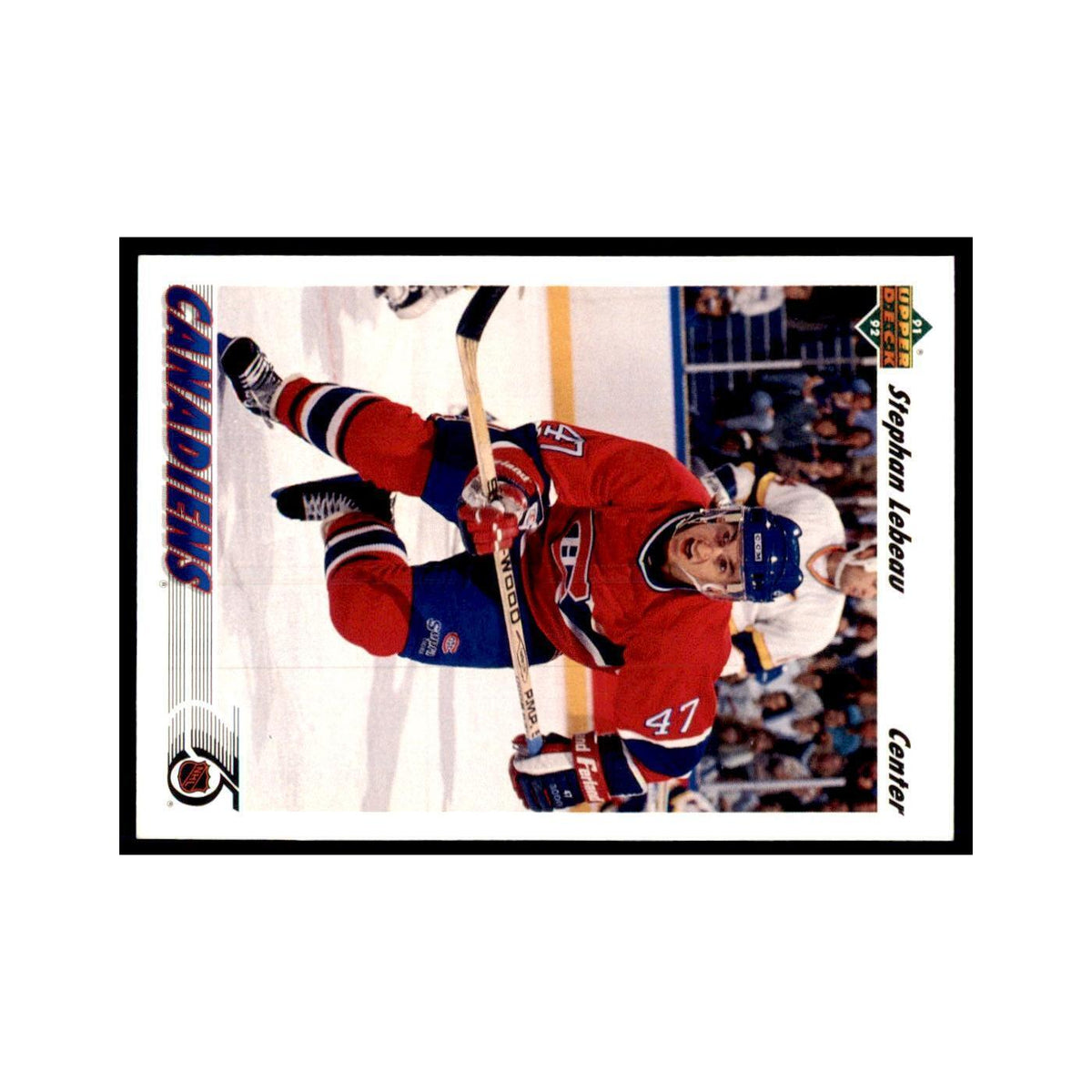 1991 Upper Deck Stephan Lebeau Hockey Cards #261