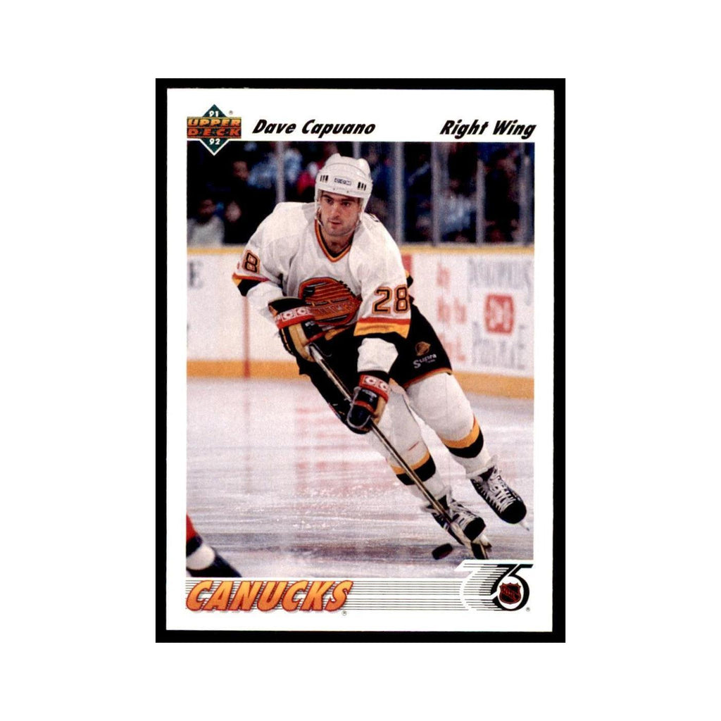 1991 Upper Deck Dave Capuano Hockey Cards #202