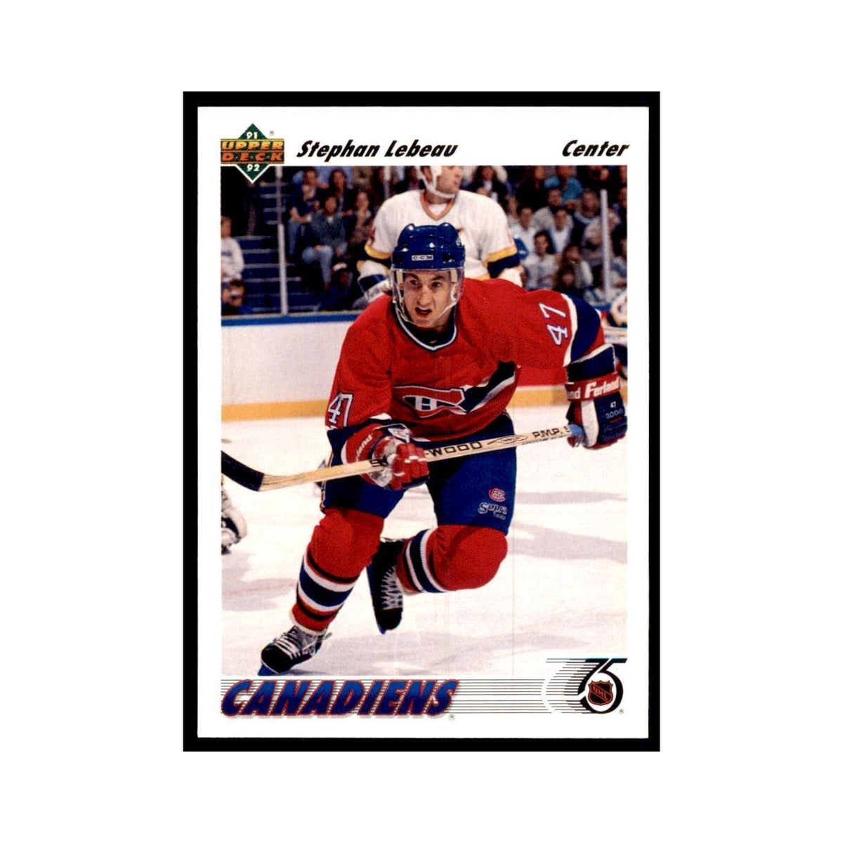 1991 Upper Deck Stephan Lebeau Hockey Cards #261