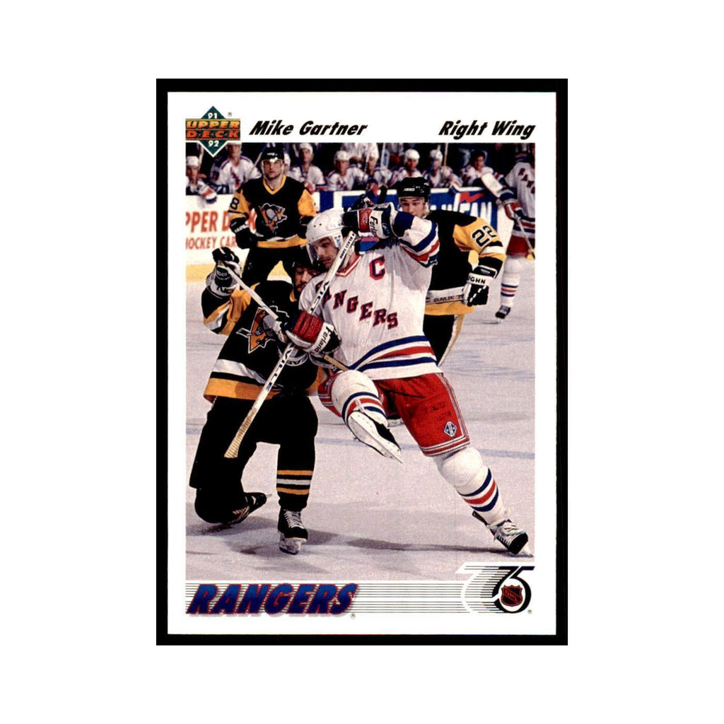 1991 Upper Deck Mike Gartner Hockey Cards #247