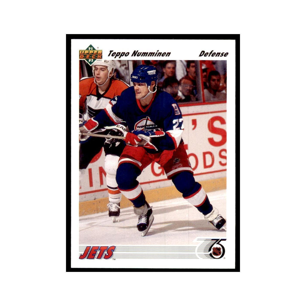 1991 Upper Deck Teppo Numminen Hockey Cards #240