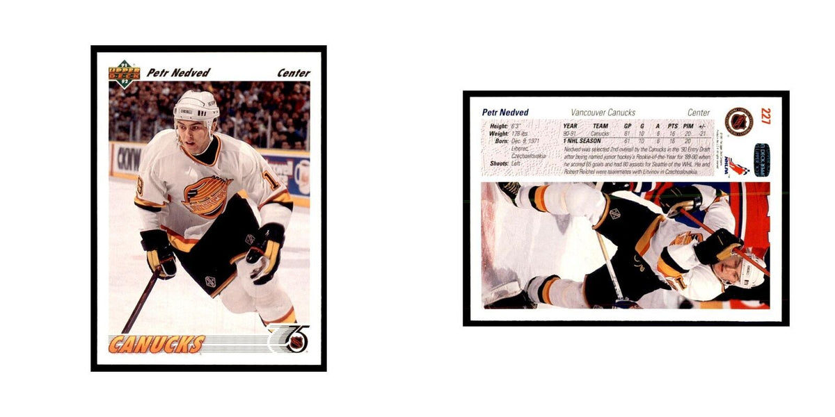 1991 Upper Deck Petr Nedved Hockey Cards #227