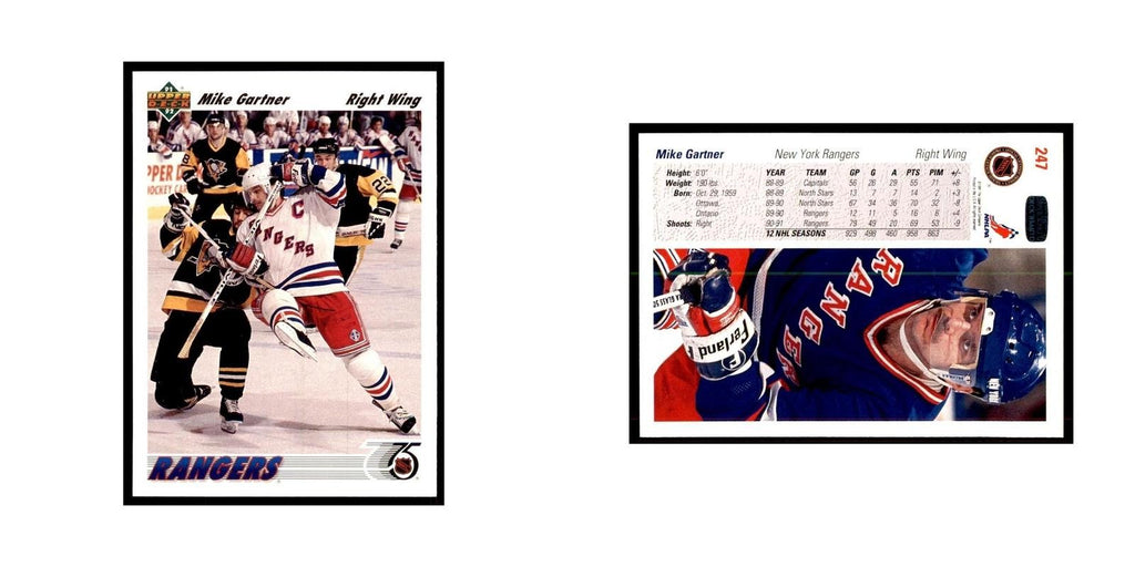 1991 Upper Deck Mike Gartner Hockey Cards #247