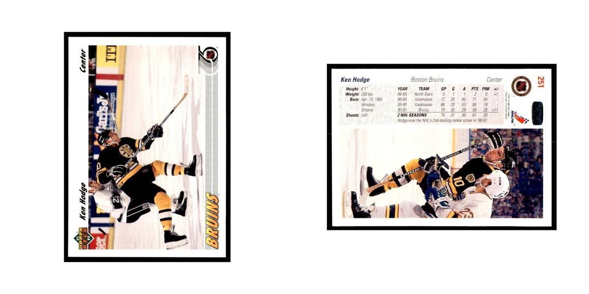 1991 Upper Deck Ken Hodge Hockey Cards #251