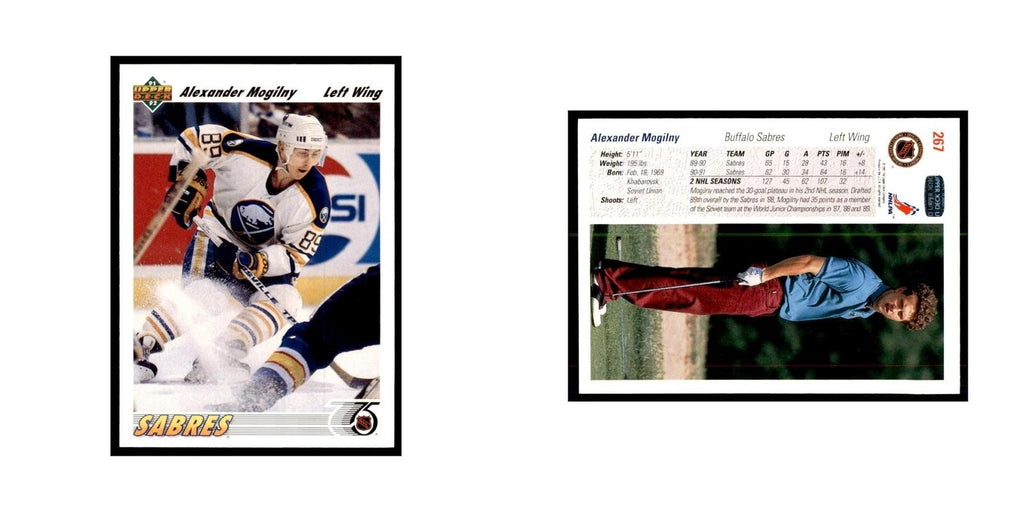 1991 Upper Deck Alexander Mogilny Hockey Cards #267