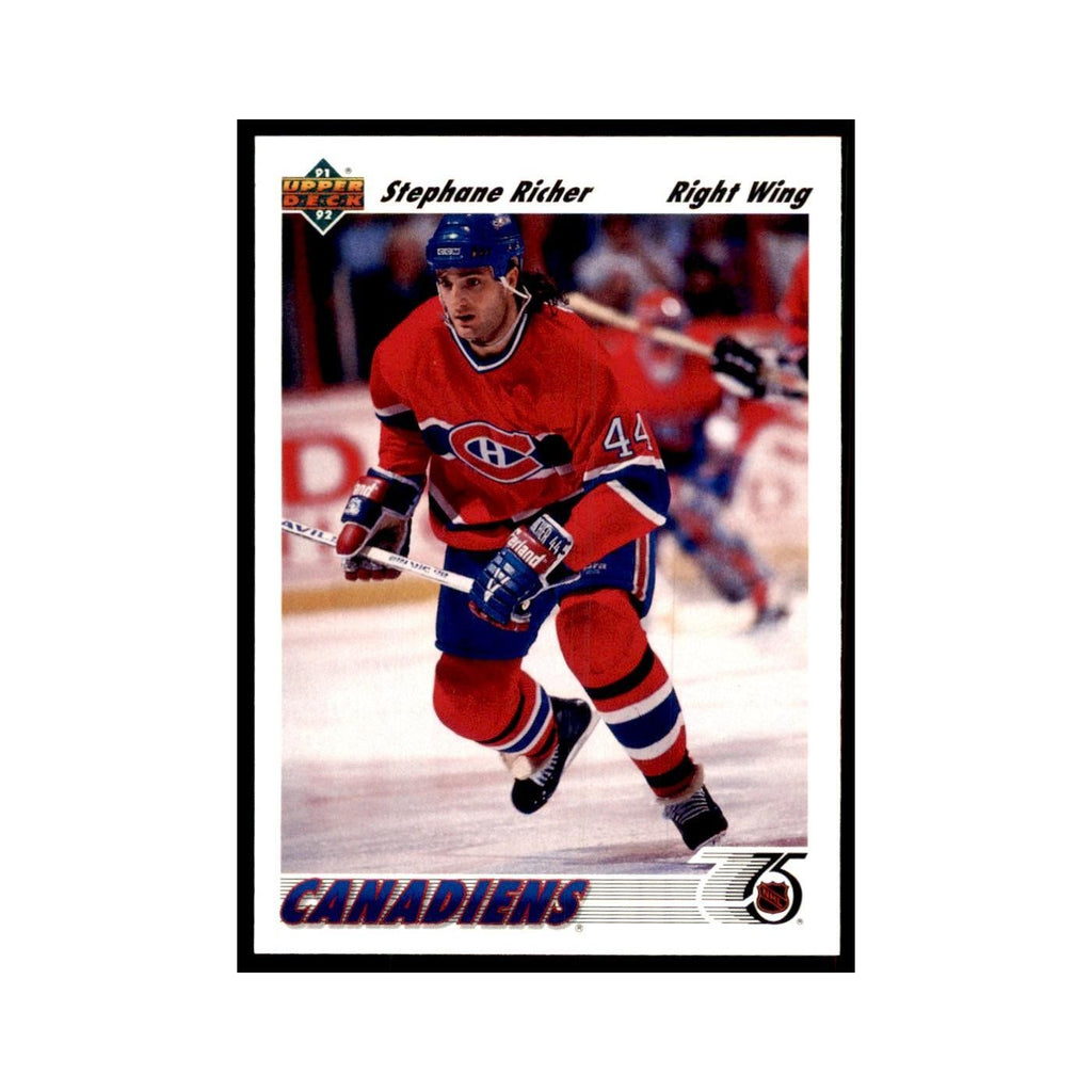 1991 Upper Deck Stephane Richer   #244
