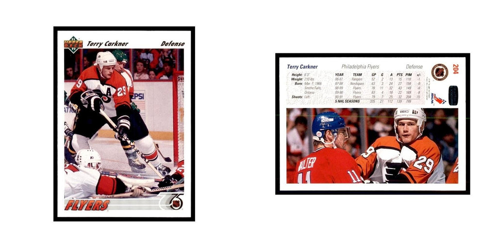 1991 Upper Deck Terry Carkner Hockey Cards #204