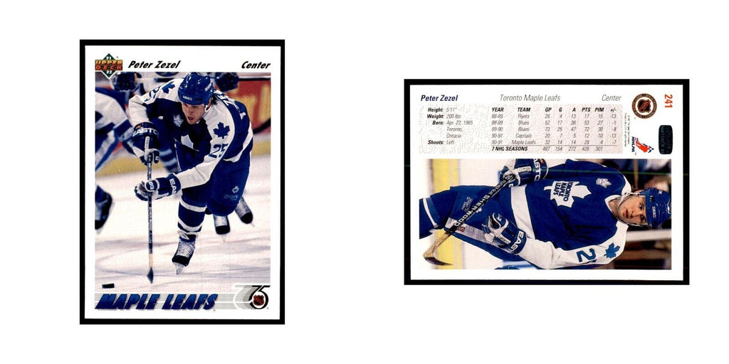 1991 Upper Deck Peter Zezel Hockey Cards #241