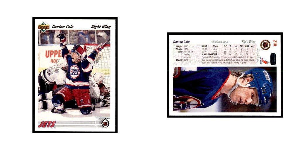 1991 Upper Deck Danton Cole