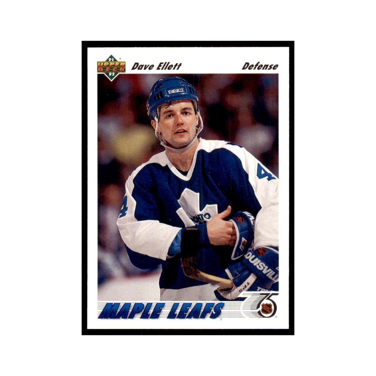 1991 Upper Deck Dave Ellett Hockey Cards #196