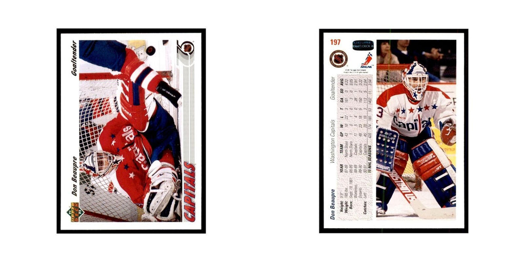 1991 Upper Deck Don Beaupre Hockey Cards #197