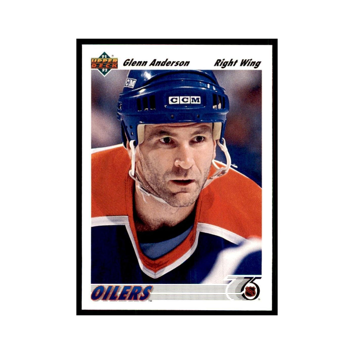 1991 Upper Deck Glenn Anderson Hockey Cards #250
